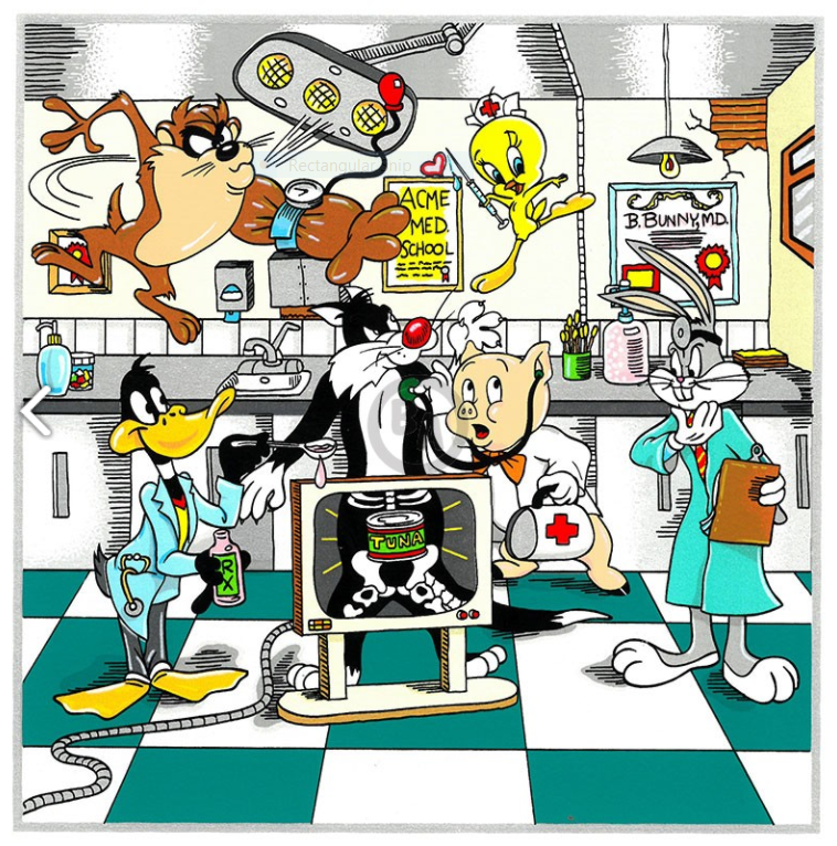 Charles Fazzino The Warner Bros. Doctor Series: A Looney Doctor Visit (AP)